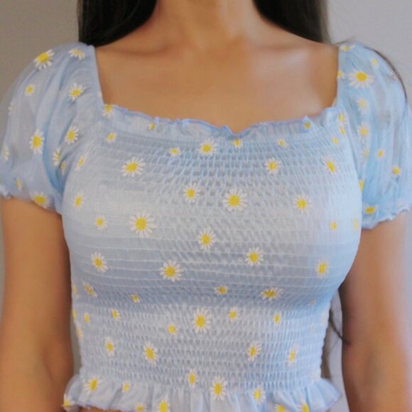 3 set Daisy Summer Crop Top - Picture 4 of 8